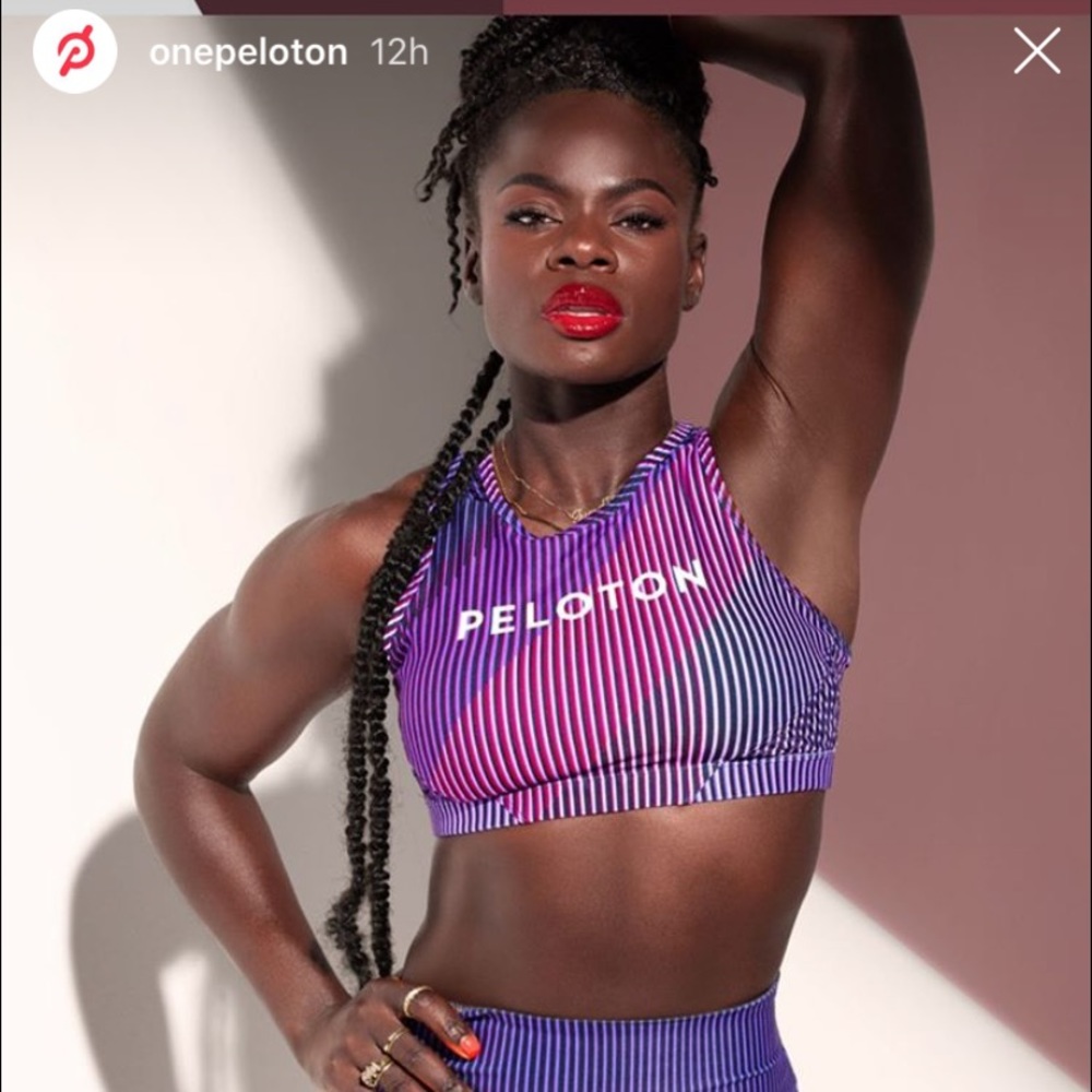 Peloton WITH array of color sports bra